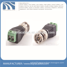 CCTV camera BNC balun video connector coax cat5e for Security monitoring